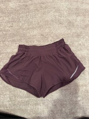 lululemon athletica Plum Athletic Running Shorts